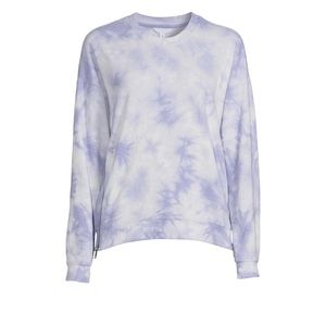 Tie dye side zip sweatshirt